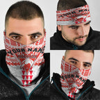 Personalized Sydney Swans Neck Gaiter Polynesian Tribal Pattern Heritage Football