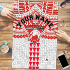 Personalized Sydney Swans Puzzle Polynesian Tribal Pattern Heritage Football