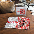 Personalized Sydney Swans Puzzle Polynesian Tribal Pattern Heritage Football
