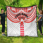 Personalized Sydney Swans Quilt Polynesian Tribal Pattern Heritage Football