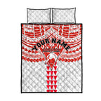 Personalized Sydney Swans Quilt Bed Set Polynesian Tribal Pattern Heritage Football