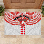 Personalized Sydney Swans Rubber Doormat Polynesian Tribal Pattern Heritage Football