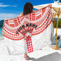 Personalized Sydney Swans Sarong Polynesian Tribal Pattern Heritage Football