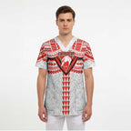 Personalized Sydney Swans Scrub Top Polynesian Tribal Pattern Heritage Football