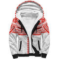 Personalized Sydney Swans Sherpa Hoodie Polynesian Tribal Pattern Heritage Football