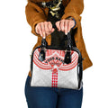 Personalized Sydney Swans Shoulder Handbag Polynesian Tribal Pattern Heritage Football