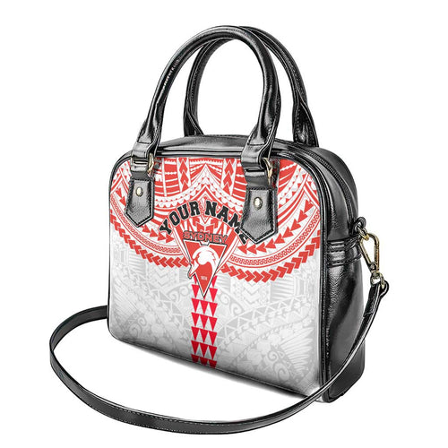 Personalized Sydney Swans Shoulder Handbag Polynesian Tribal Pattern Heritage Football