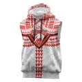 Personalized Sydney Swans Sleeveless Hoodie Polynesian Tribal Pattern Heritage Football