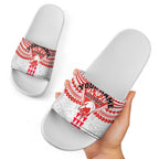Personalized Sydney Swans Slide Sandals Polynesian Tribal Pattern Heritage Football