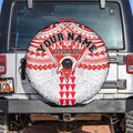 Personalized Sydney Swans Spare Tire Cover Polynesian Tribal Pattern Heritage Football