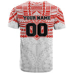Personalized Sydney Swans T Shirt Polynesian Tribal Pattern Heritage Football