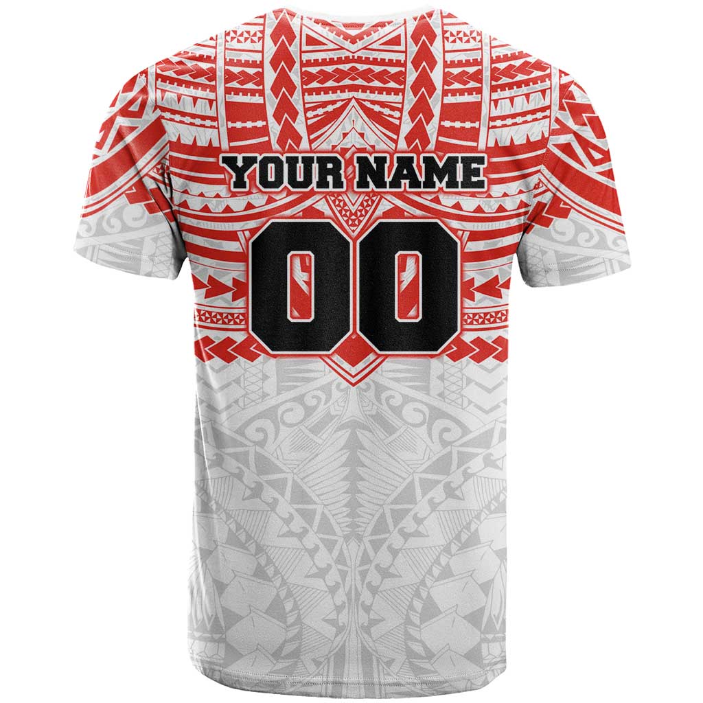 Personalized Sydney Swans T Shirt Polynesian Tribal Pattern Heritage Football