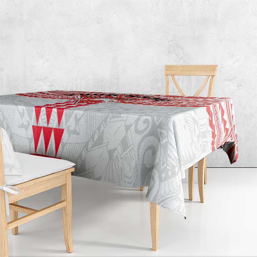 Personalized Sydney Swans Tablecloth Polynesian Tribal Pattern Heritage Football