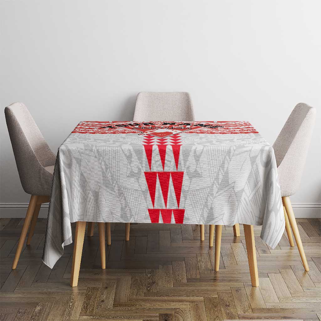 Personalized Sydney Swans Tablecloth Polynesian Tribal Pattern Heritage Football