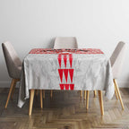 Personalized Sydney Swans Tablecloth Polynesian Tribal Pattern Heritage Football