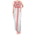 Personalized Sydney Swans Tank Maxi Dress Polynesian Tribal Pattern Heritage Football