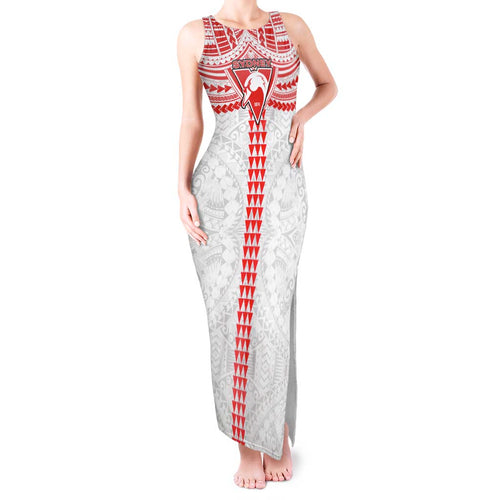 Personalized Sydney Swans Tank Maxi Dress Polynesian Tribal Pattern Heritage Football