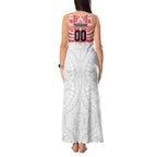 Personalized Sydney Swans Tank Maxi Dress Polynesian Tribal Pattern Heritage Football