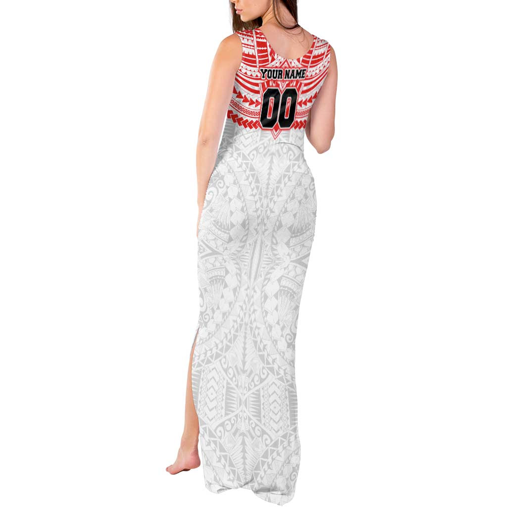 Personalized Sydney Swans Tank Maxi Dress Polynesian Tribal Pattern Heritage Football