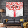 Personalized Sydney Swans Tapestry Polynesian Tribal Pattern Heritage Football