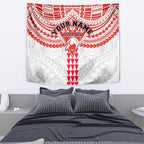 Personalized Sydney Swans Tapestry Polynesian Tribal Pattern Heritage Football