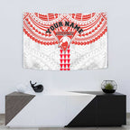 Personalized Sydney Swans Tapestry Polynesian Tribal Pattern Heritage Football