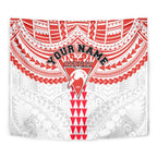 Personalized Sydney Swans Tapestry Polynesian Tribal Pattern Heritage Football