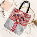 Personalized Sydney Swans Tote Bag Polynesian Tribal Pattern Heritage Football