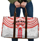 Personalized Sydney Swans Travel Bag Polynesian Tribal Pattern Heritage Football