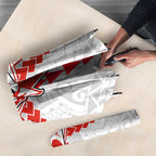 Personalized Sydney Swans Umbrella Polynesian Tribal Pattern Heritage Football