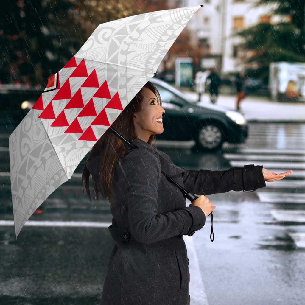 Personalized Sydney Swans Umbrella Polynesian Tribal Pattern Heritage Football