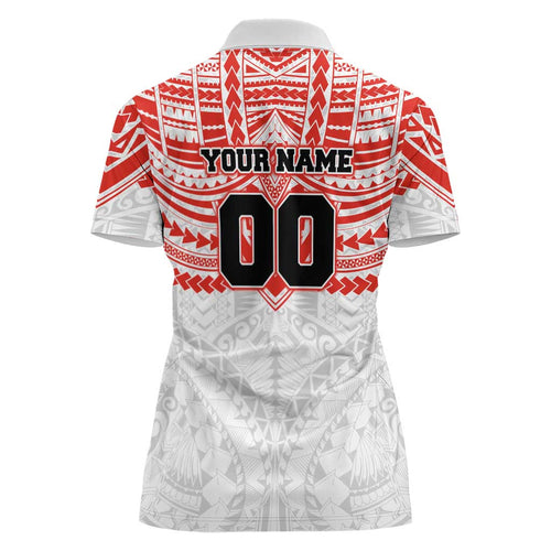 Personalized Sydney Swans Women Polo Shirt Polynesian Tribal Pattern Heritage Football