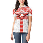Personalized Sydney Swans Women Polo Shirt Polynesian Tribal Pattern Heritage Football