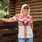 Personalized Sydney Swans Women Polo Shirt Polynesian Tribal Pattern Heritage Football