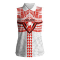 Personalized Sydney Swans Women Sleeveless Polo Shirt Polynesian Tribal Pattern Heritage Football