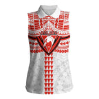 Personalized Sydney Swans Women Sleeveless Polo Shirt Polynesian Tribal Pattern Heritage Football