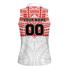 Personalized Sydney Swans Women Sleeveless Polo Shirt Polynesian Tribal Pattern Heritage Football