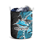 Cronulla Sharks Laundry Basket Polynesian Tribal Tattoo Pacific Sport Art