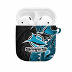 Cronulla Sharks AirPods Case Polynesian Tribal Tattoo Pacific Sport Art