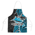 Cronulla Sharks Apron Polynesian Tribal Tattoo Pacific Sport Art