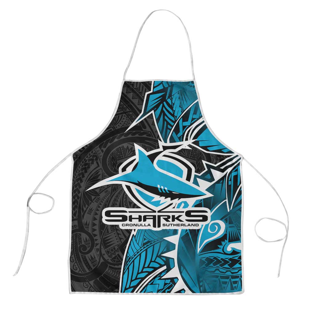 Cronulla Sharks Apron Polynesian Tribal Tattoo Pacific Sport Art