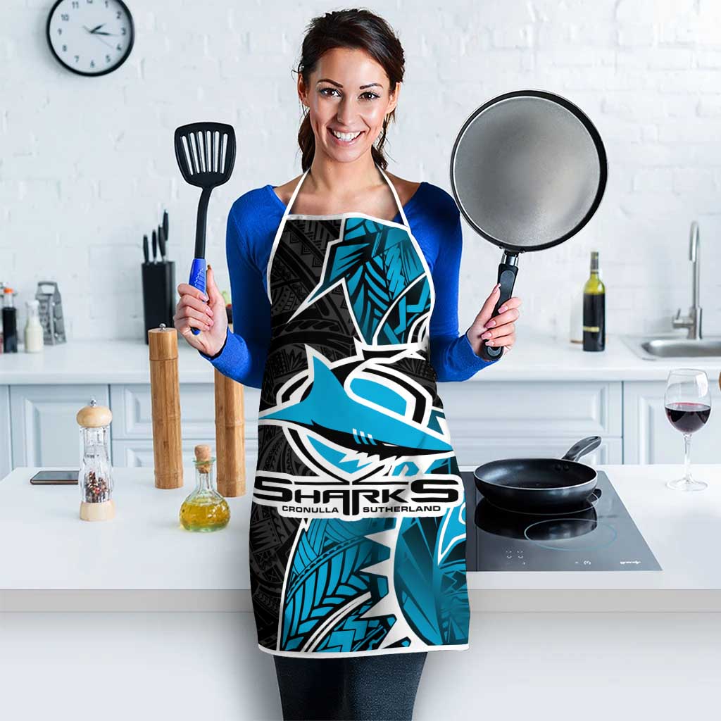 Cronulla Sharks Apron Polynesian Tribal Tattoo Pacific Sport Art