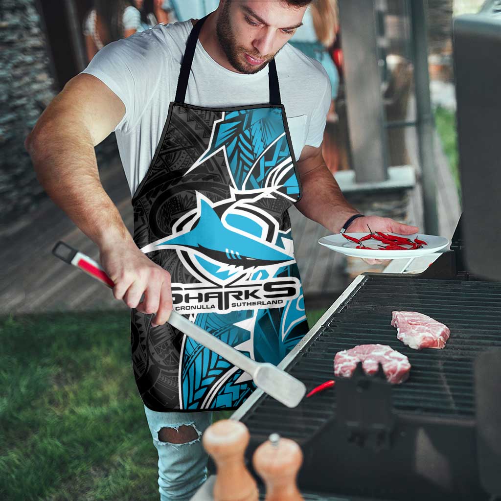 Cronulla Sharks Apron Polynesian Tribal Tattoo Pacific Sport Art
