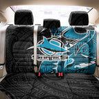 Cronulla Sharks Back Car Seat Cover Polynesian Tribal Tattoo Pacific Sport Art