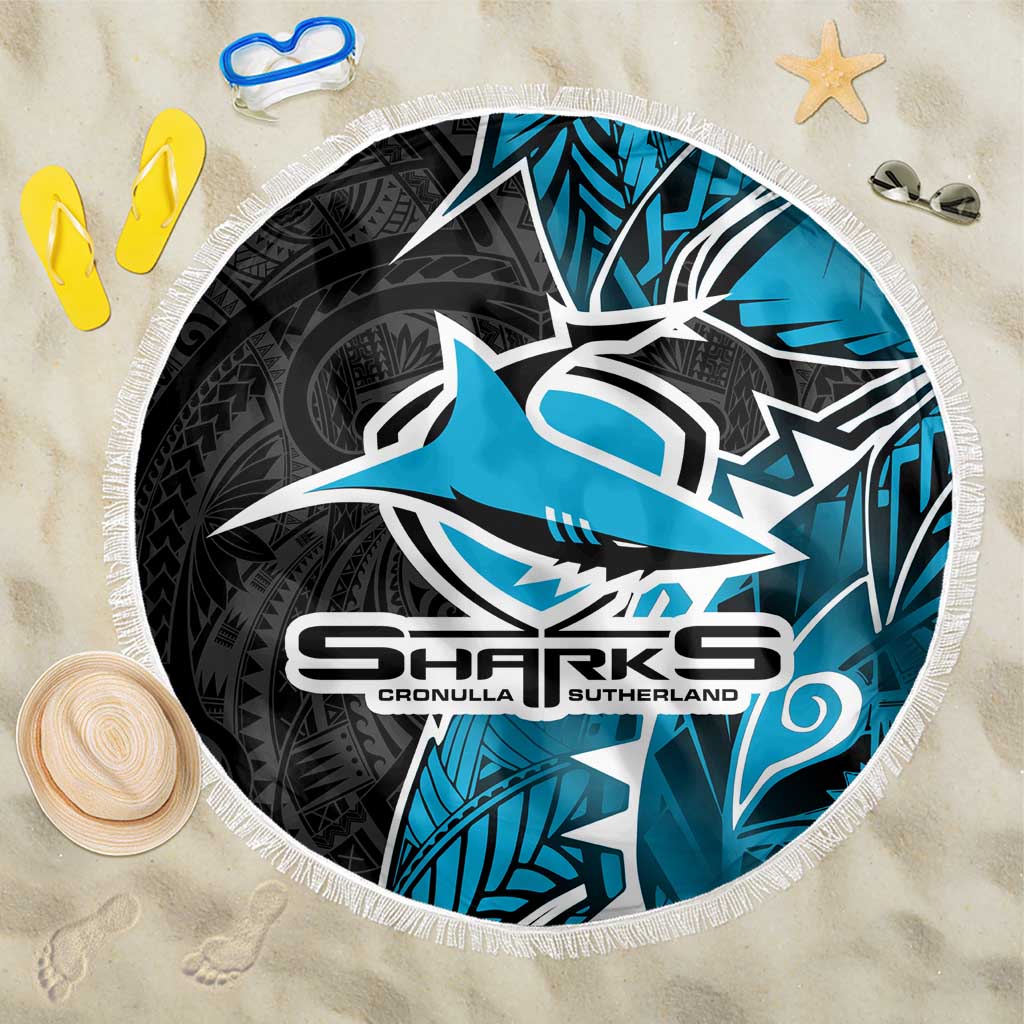 Cronulla Sharks Beach Blanket Polynesian Tribal Tattoo Pacific Sport Art