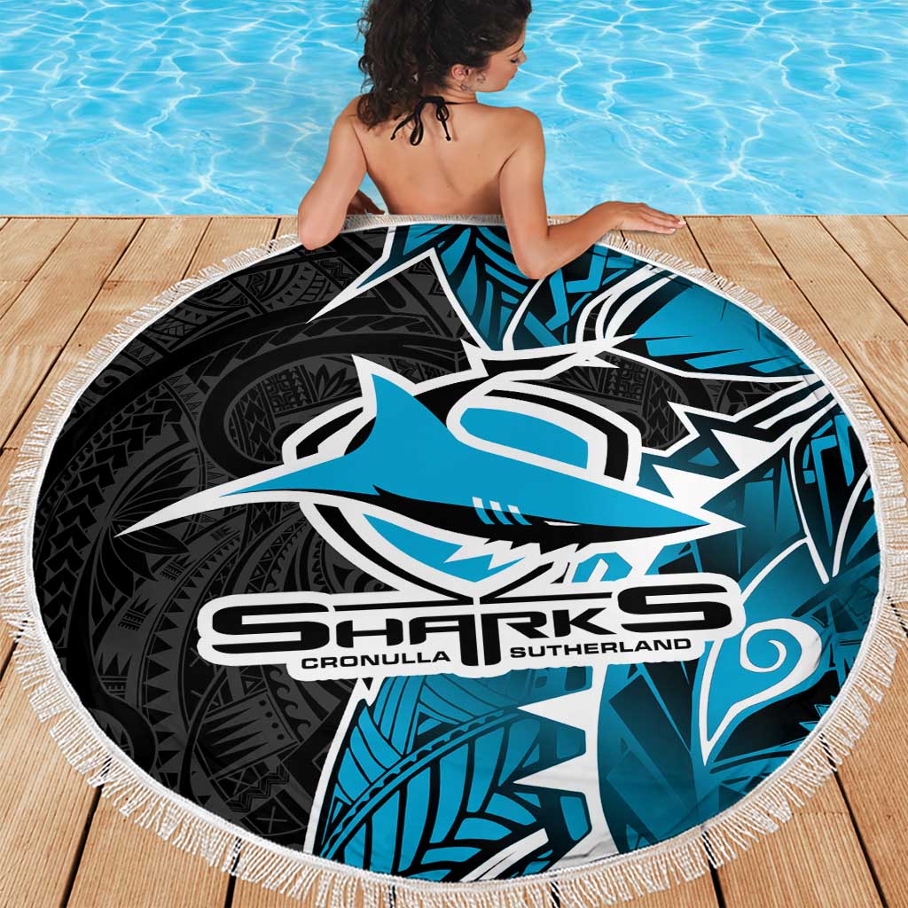 Cronulla Sharks Beach Blanket Polynesian Tribal Tattoo Pacific Sport Art