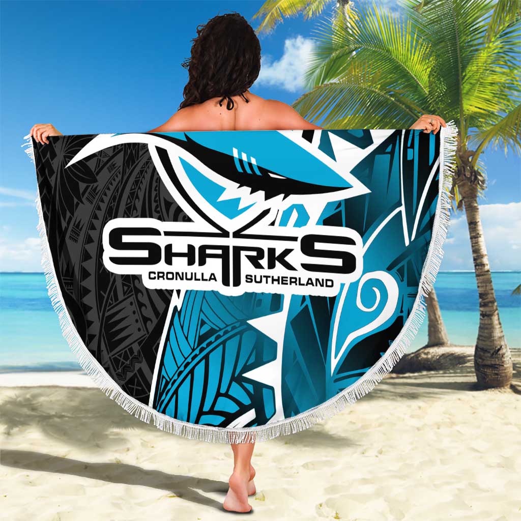 Cronulla Sharks Beach Blanket Polynesian Tribal Tattoo Pacific Sport Art