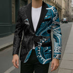 Cronulla Sharks Blazer Polynesian Tribal Tattoo Pacific Sport Art