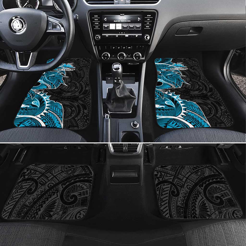 Cronulla Sharks Car Mats Polynesian Tribal Tattoo Pacific Sport Art