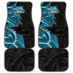 Cronulla Sharks Car Mats Polynesian Tribal Tattoo Pacific Sport Art